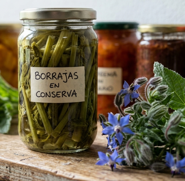 Borrajas para hacer la receta de receta de Garbanzos con Chistorra Jamón y Borrajas