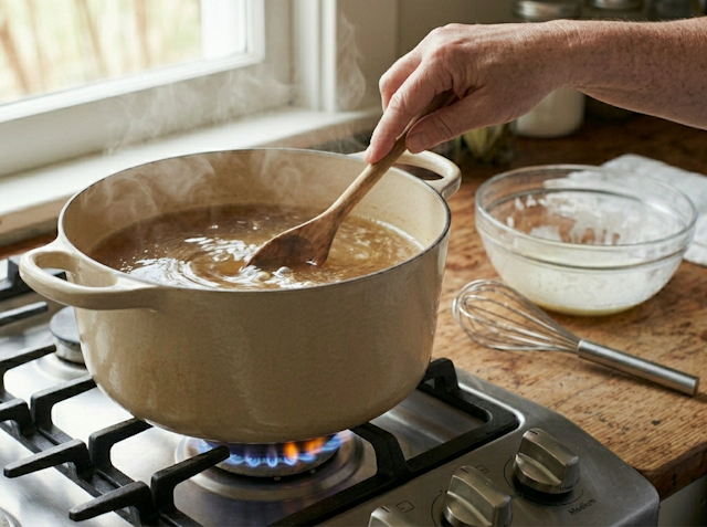 Clarificar el caldo