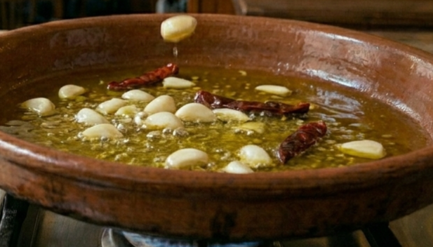 Ajo en aceite