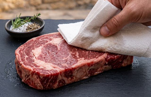Secar el bife ancho