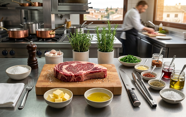 Mise en place de Bife Ancho Argentino