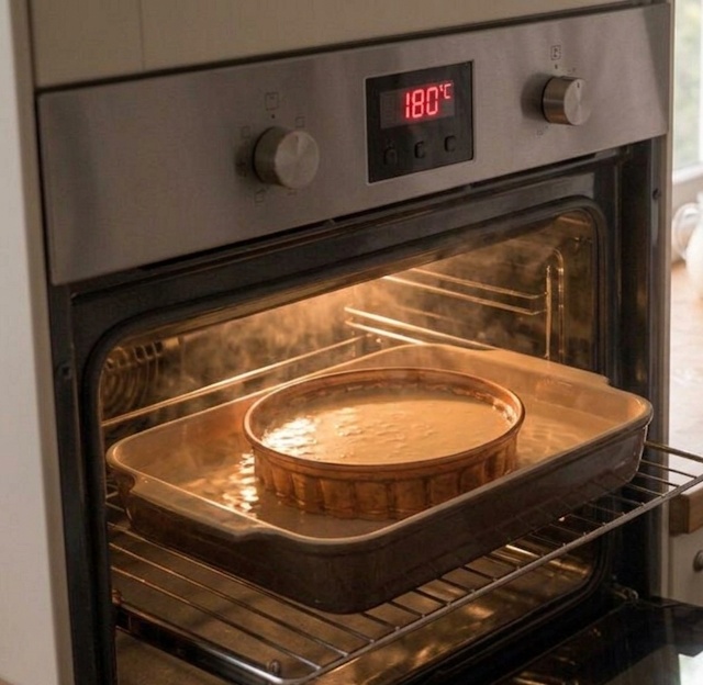 Flan de queso cremoso cubierto con caramelo casero