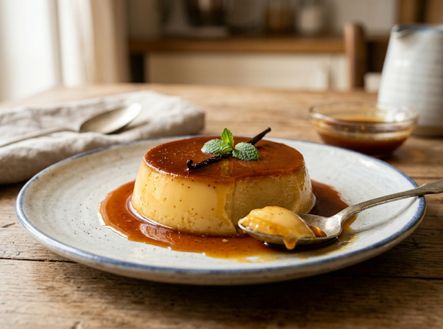 Receta de Flan de Queso Cremoso Casero