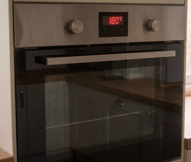 Horno encendido a 180 ºC