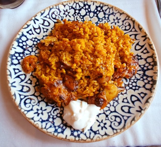 Paella de Pulpo y Langostinos