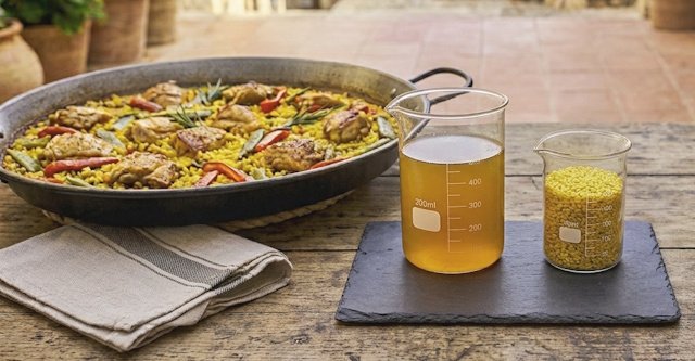 Caldo y arroz