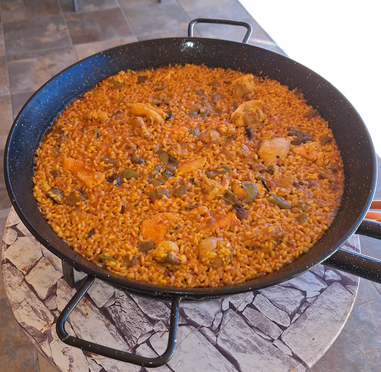 Receta de Paella de Pavo