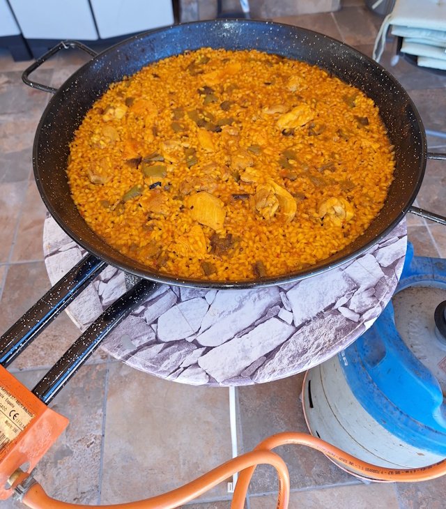 Receta de Paella de Pavo