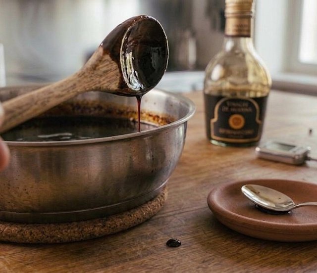 Pasos Receta Vinagre de Módena