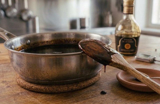 Pasos Receta Vinagre de Módena