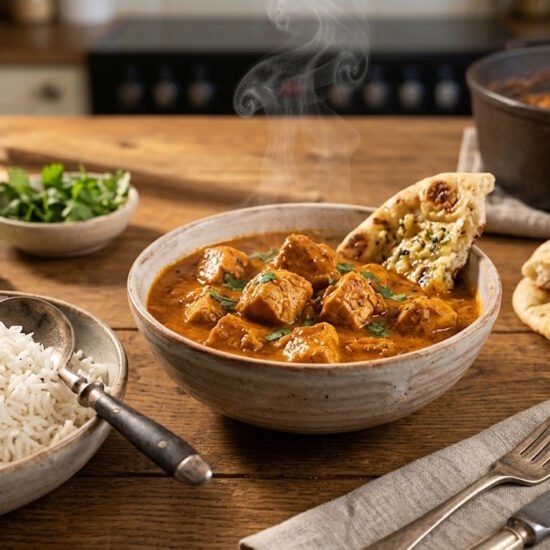 Receta de pollo tikka masala