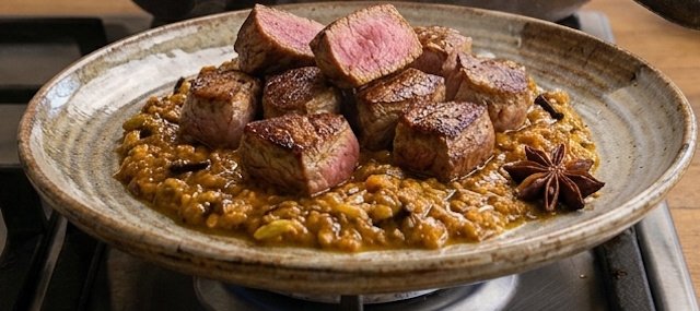 Solomillo Masala